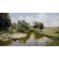 РЕПРОДУКЦИИ НА КАРТИНИ Речен пейзаж (1890)